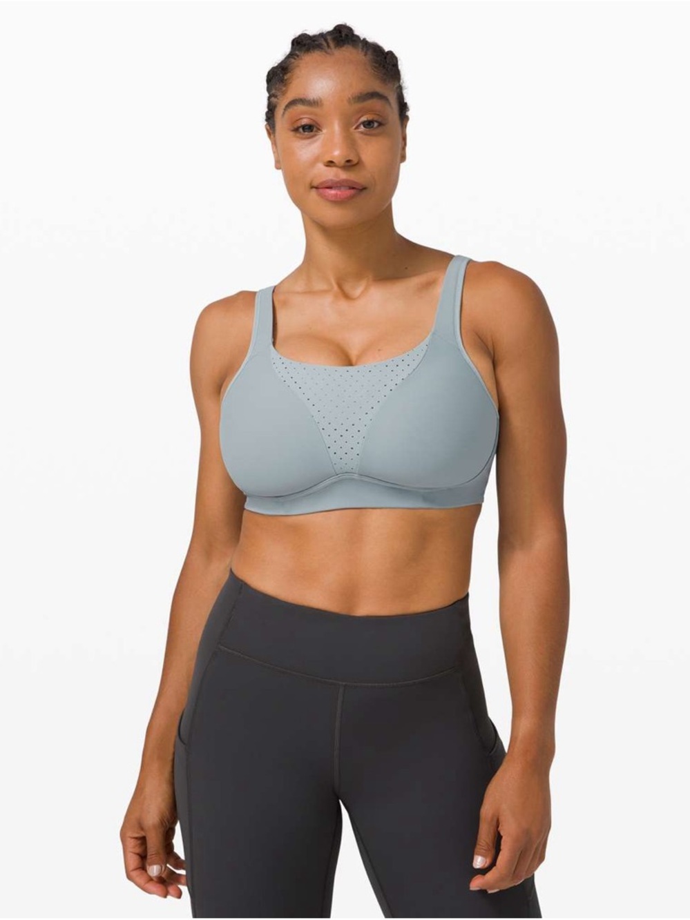 Lululemon Run Times Bra 32E in Black